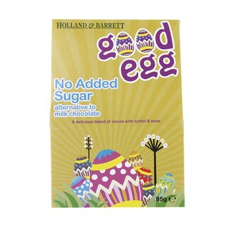 Holland & Barrett No Added Sugar Alternative to Milk Chocolate Egg 85g