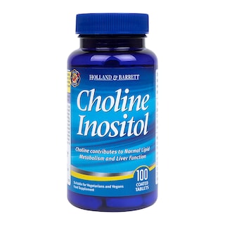 Holland & Barrett Choline & Inositol 100 Caplets