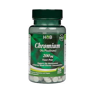 Holland & Barrett Chromium Picolinate 250 Tablets 200ug