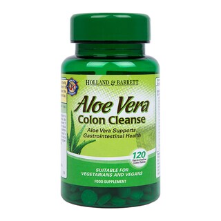 Holland & Barrett Aloe Vera Colon Cleanse 120 Tablets 330mg