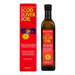 Holland & Barrett Extra Strength Cod Liver Oil Liquid 500ml