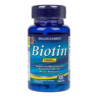 Holland & Barrett Biotin 100 Tablets 1000ug