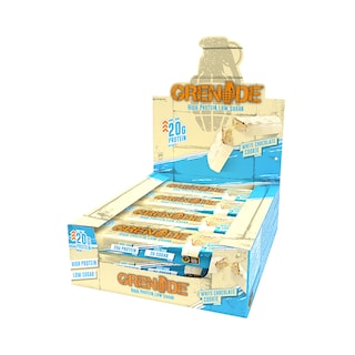 Grenade White Chocolate Cookie Protein Bar 12 x 60g
