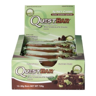 Quest Bar Mint Chocolate Chunk 12x60g