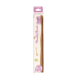 Humble Brush Kids Ultra Soft Bristle Toothbrush Purple