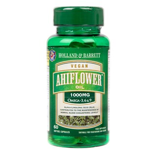 Holland & Barrett Ahiflower Oil 1000mg 60 Capsules