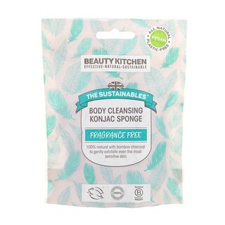 Beauty Kitchen Mineral Rich Bamboo Charcoal Facial Konjac Sponge