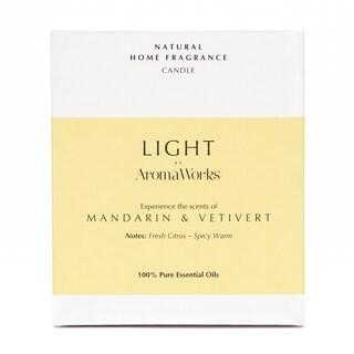 AromaWorks Mandarin & Vetivert Candle 220g