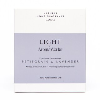 AromaWorks Lavender & Petitgrain Candle 220g