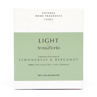 AromaWorks Lemongrass & Bergamot Candle 220g