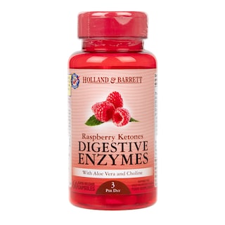 Holland & Barrett Raspberry Ketones Digestive Enzymes 60 Capsules