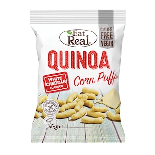Eat Real White Cheddar Quinoa Puffs 113g