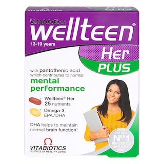 Vitabiotics Wellteen Her Plus 56 Tablets