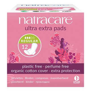 Natracare Natural Organic Ultra Extra Pads with Wings 12 Normal