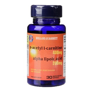 Holland & Barrett Acetyl L-Carnitine and Alpha Lipoic Acid 30 Capsules
