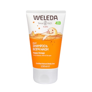 Weleda Kids 2 In 1 Shampoo & Body Wash Happy Orange 150ml