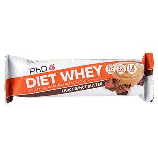 PhD Diet Whey Bar Chocolate & Peanut Butter 65g