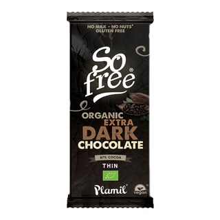 So Free Organic Dark Chocolate 87% Cocoa 80g
