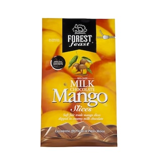 Forest Feast Belgian Milk Chocolate Mango Slices 150g