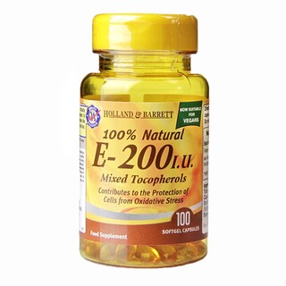 Holland & Barrett Vitamin E Complex 200iu 100 Softgel Capsules