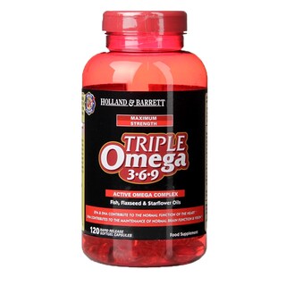 Holland & Barrett Maximum Strength Triple Omega 369 120 Capsules