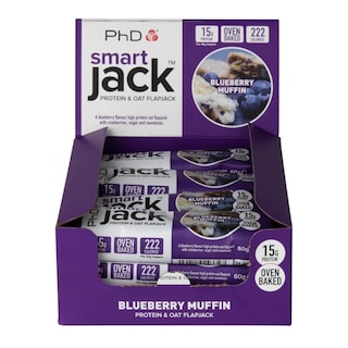PhD Smart Flapjack Blueberry Muffin 12 x 60g