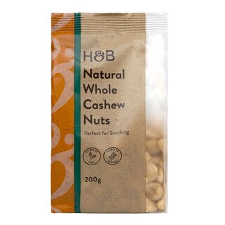 Holland & Barrett Natural Whole Cashew Nuts 200g