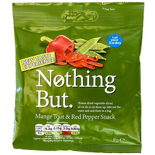 Nothing But Mange Tout & Red Pepper Snack 8g