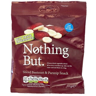 Nothing But Sliced Beetroot & Parsnip Snack 11g