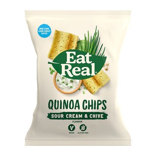 Eat Real Sour Cream & Chives Quinoa Chips 30g