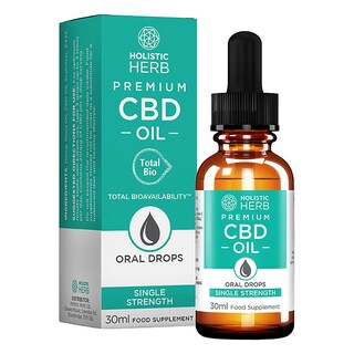 Holistic Herb Premium CBD Oil Single Strength 30ml