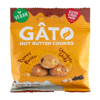 Gato Peanut Butter Chocolate Chip Cookies 33g