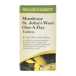 Holland & Barrett Moodease St. John's Wort One-A-Day 30 Tablets 425mg