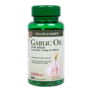 Holland & Barrett Garlic Oil With Allicin 250 Capsules 2000mg