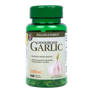 Holland & Barrett Odourless Garlic 500mg 100 Capsules