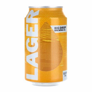 Big Drop Brewing Co. Lager 0.5% ABV 330ml