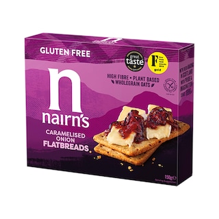 Nairn's Gluten Free Flatbread Caramalised Onion 150g