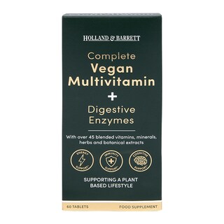 Holland & Barrett Complete Vegan Multivitamin + Digestive Enzymes Tablets