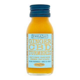 Bumblezest Ginger, Turmeric and CBD Drink 60ml