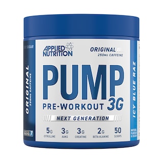 Applied Nutrition Pump Pre Work Out Icy Blue Raz 375g
