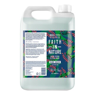 Faith In Nature Aloe Vera & Tea Tree Hand Wash 5 Litre