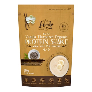 Liberto Organic Vegan Vanilla Pea Protein Shake 280g