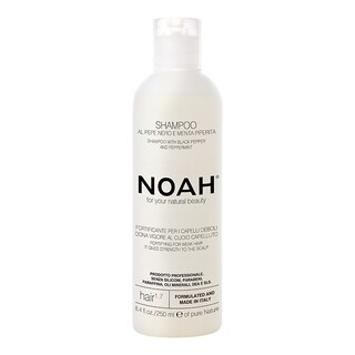 Noah Fortifying Shampoo - Black Pepper & Peppermint - 250ml