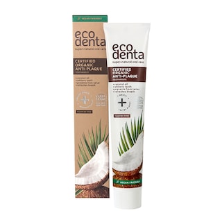 Ecodenta Organic Anti-plaque Toothpaste with Coconut Oil 75ml