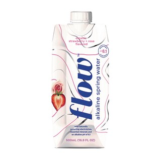 Flow Organic Strawberry Rose Water 500ml