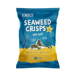 Abakus Foods Seaweed Crisps Lightly Salted 18g