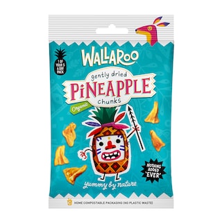 Wallaroo Gently Dried Organic Pineapple Chunks 30g