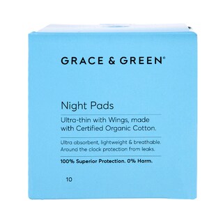 Grace & Green Night Pads 10 pack