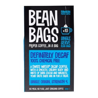 Raw Bean Decaf Bags 10x
