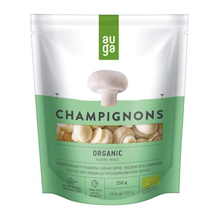 Auga Organic Whole Champignons in Brine 250g